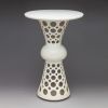 Segmented Hourglass Openwork Table | Cocktail Table in Tables by Lynne Meade. Item composed of stoneware
