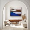 SOLD - Standing Guard - 48x60 Geometric Mountain | Shilo Ratner | Oil And Acrylic Painting in Paintings by Shilo Ratner