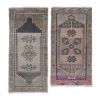 1970s Vintage Hand Knotted Small Rug - a Pair | Area Rug in Rugs by Vintage Pillows Store