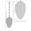 Alan Mizrahi AL0154 Elliptical | Pendants by Alan Mizrahi Lighting Design