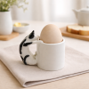 Cat Egg Cup (COW) – A Playful Ceramic Breakfast Object | 4am Product Design | Dinnerware by 4AM Product Design