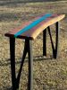 Walnut river console table | Tables by Pelican State Woodworks