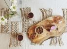 Gathering Together Table Runner | Linens & Bedding by Modern Macramé by Emily Katz. Item composed of cotton
