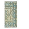 Vintage Faded Turkish Handmade Blue Wool Rug 4'7" X 7'7" | Area Rug in Rugs by Vintage Pillows Store. Item made of cotton with fiber