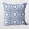 Sea Urchins in Periwinkle Cotton Linen Throw Pillow Cover | Pillows by Brandy Gibbs-Riley