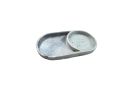 Mist Dipping Oval Tray | Decorative Tray in Decorative Objects by RAW & UNIQ
