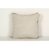 Square Silk Tiger Ikat Velvet Pillow, Yellow Animal Pattern | Sham in Linens & Bedding by Vintage Pillows Store. Item composed of cotton and fiber