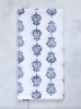 Tea Towel - Lotus, Navy | Linens & Bedding by Mended. Item made of cotton
