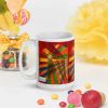 Coffee Mug - Solar Burst - Colourful Geometric Abstract | Work by Eman's Gallery