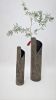 Handmade Rustic Stoneware Tall Thin Ceramic Vase for Modern | Vases & Vessels by YomYomceramic. Item made of stone