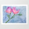 Albizia Silk | Prints by Brazen Edwards Artist. Item made of canvas & paper
