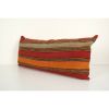 Handmade Striped Minimalist Design Red Turkish Anatolian | Sham in Linens & Bedding by Vintage Pillows Store. Item composed of cotton and fiber