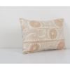 Turkish Suzani Beige Cushion Cover, Suzani Lumbar Pillow Cas | Pillows by Vintage Pillows Store