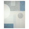 Bermuda Teal Wool Handknotted Rug | Area Rug in Rugs by Organic Weave Shop. Item made of wool & fiber