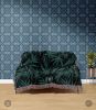 IVI Cannabis Vine Jacquard Woven Blanket | Linens & Bedding by Sean Martorana. Item composed of cotton