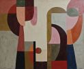 L'aparté des couleurs | Decorative Objects by Sophie DUMONT.. Item composed of canvas