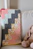 Modern Handmade Baby Quilt - Baby Steps | Linens & Bedding by Hazel Oak Farms. Item made of cotton