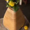 Flower Vases in Wood and Bronze | Vases & Vessels by Alabama Sawyer. Item made of oak wood