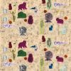 The Great Mother, Bark | Fabric in Linens & Bedding by Philomela Textiles & Wallpaper. Item composed of linen