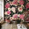 Butterfly Garden  —  Bold Florals Luxury Wallpaper | Wall Treatments by Elle H