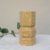Vase Hexad 03 - Desert Sand Terrazzo | Vases & Vessels by Tropico Studio