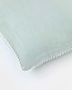 Pom Pom Trim Linen Pillowcase | Pillows by MagicLinen. Item made of fabric