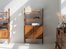 Mid century modern, Home Decor, Scandinavian bookcase | Book Case in Storage by Plywood Project. Item composed of oak wood compatible with minimalism and mid century modern style