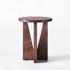 V Side Table Stained Ash | Work by District Loom