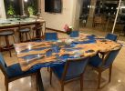 Epoxy Table, Custom Dining Table, Dining Room Table | Tables by LuxuryEpoxyFurniture. Item made of wood with synthetic