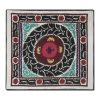 Suzani Tapestry - Pink Bukhara Uzbek Table Cloth - Tribal Em | Tablecloth in Linens & Bedding by Vintage Pillows Store