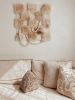 Loopy Sheepskin Checker | Macrame Wall Hanging in Wall Hangings by Seven Sundays Studios. Item composed of wool