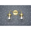 Norwood | Sconces by Illuminate Vintage. Item made of brass & glass
