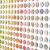 Four Hundred and Ninety Four Rainbow Map Dots Collage, Landscape | Paintings by Amelia Coward