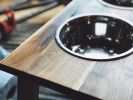 Dog Feeding Station | Bowl in Dinnerware by ROOM-3. Item composed of wood & synthetic