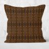 Copper Dots Cotton Linen Throw Pillow Cover | Pillows by Brandy Gibbs-Riley