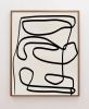 Large Abstract Line Art Print, Mid century modern living | Prints by Capricorn Press. Item made of paper works with minimalism & mid century modern style