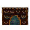 Mid-Century Turkish Tulu With Connected Tribal Pattern | Area Rug in Rugs by Vintage Pillows Store. Item made of fabric & fiber