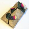 Wild Silk Lavender Sachet  - Tree Orchid | Ornament in Decorative Objects by Tanana Madagascar. Item made of cotton