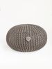 Pouf Classic from recycled cotton cord | Pillows by Anzy Home. Item composed of cotton