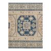 Vintage Distressed Caucasian Rug 3'5" X 6'11" | Area Rug in Rugs by Vintage Pillows Store. Item composed of cotton and fiber