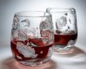 ARGENTO · Silver · Recycled Glassware | Cup in Drinkware by LUMi Collection. Item composed of glass and synthetic