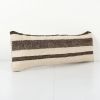 Neutral Wool Kilim Pillow Case Made From Rustic Anatolian Vi | Cushion in Pillows by Vintage Pillows Store