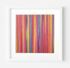 Irregular Bright Stripe Colour Study Painting | Collage in Paintings by Amelia Coward