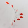 Orange Mobile for the Minimalist or Modern Home Leaves | Wall Sculpture in Wall Hangings by Skysetter Designs. Item composed of metal in minimalism or modern style