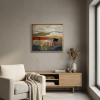 Shifting strata - Peinture abstraite originale - Paysage | Oil And Acrylic Painting in Paintings by Sophie DUMONT.. Item composed of canvas in contemporary or country & farmhouse style