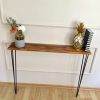 Narrow Console Table, Wood Console Table, Rustic Table | Tables by Picwoodwork. Item made of wood