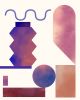Abstract Modern art with Geometric Shapes, Blush Pink Art | Prints in Paintings by Capricorn Press. Item made of paper works with boho & minimalism style