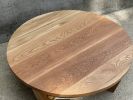 Modern Round Coffee Table, solid wood, USA made | Tables by Marco Bogazzi