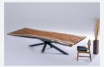 Clear Epoxy Resin Table - Conference Table - Custom Table | Dining Table in Tables by Tinella Wood. Item made of wood & metal compatible with minimalism and contemporary style