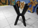 Custom 30" Diameter, Round Olive Wood, Metallic White Epoxy | Dining Table in Tables by LuxuryEpoxyFurniture. Item composed of wood & synthetic